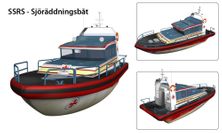 3D - NVIS - SSRS - Sjöräddningsbåt
